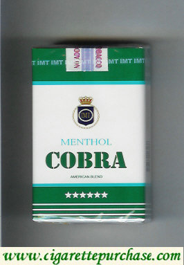 Cobra Menthol cigarettes American Blend